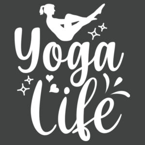 Yoga Life Muscle Tee Design