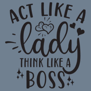 Act Like A Lady Travel Mug Design